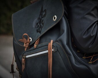 unique backpack purse
