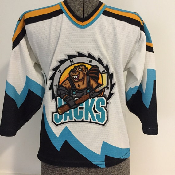 Vintage Cleveland Lumberjacks Hockey Jersey Kids L/ Ladies XS