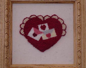 Digital Punch Needle Design, February 602, Punch of the Month