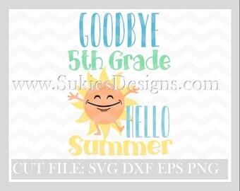 Free Free 146 So Long Kindergarten Hello Summer Svg SVG PNG EPS DXF File