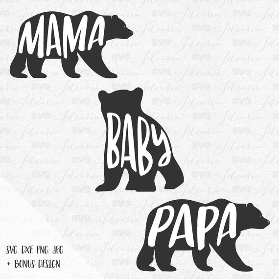 Free Free 277 Mama Bear Baby Bear Svg SVG PNG EPS DXF File