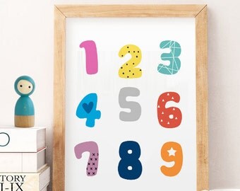 printable numbers etsy