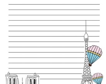 Fairy tale writing paper