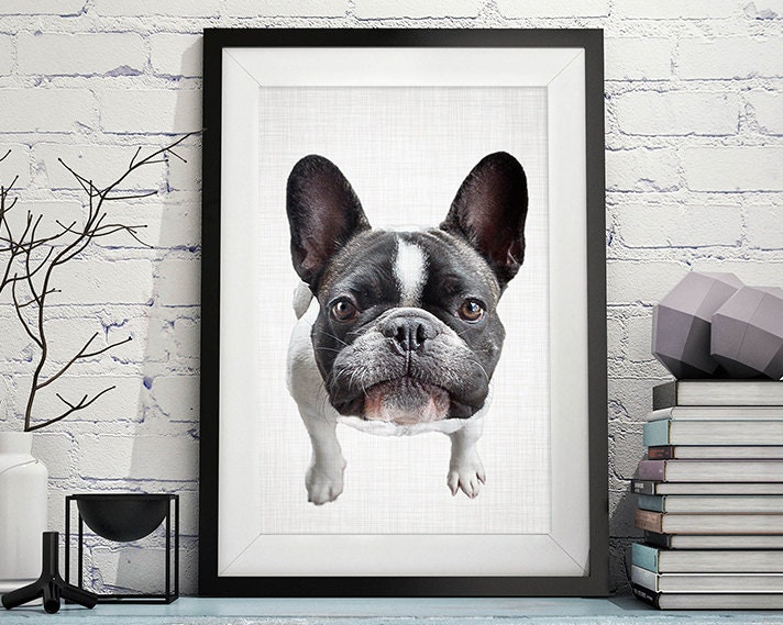 French Bulldog Print Dog Print Animal Print Nursery Print