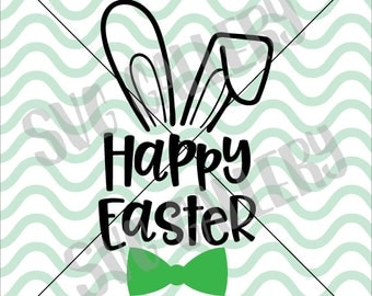 Download Easter SVG Hoppy Easter SVG bunny svg Easter bunny svg