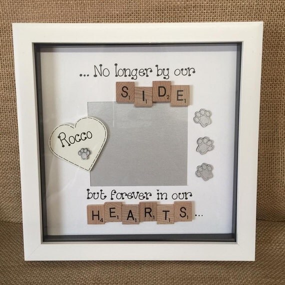 Photo box frame pets memorial bereavment