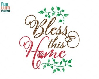 Bless this home svg | Etsy