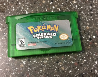 Pokemon Emerald Version Nintendo Gameboy Advance SP DS Saves
