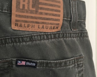 Vintage Ralph Lauren Gray/Black Jeans