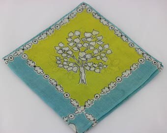 Vintage Floral Handkerchief, Flower Girl Handkerchief, Something Old, Hankie Vintage, Keepsake Hanky, Vintage Wedding, Mothers Day Gift