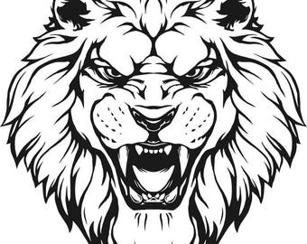 Free Free 85 Lion Face Svg Free SVG PNG EPS DXF File