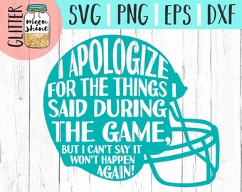 Football Fan svg eps png dxf cutting files for silhouette cameo cricut, Sports Designs, Football, Team, Football Dad, Mama, Fan, CU OK