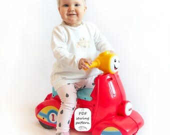 Baby leggings sewing pattern PDF download, baby sewing patterns, girls sewing patterns