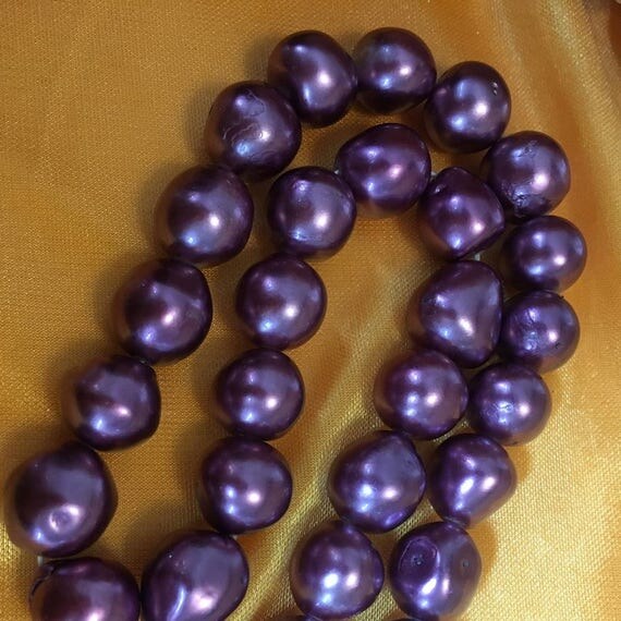 8 mm Natural White Potato Freshwater Pearls #573 Genuine Natural Pearl Beads