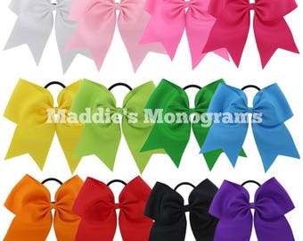 Monogrammed Bows- Cheer Bows