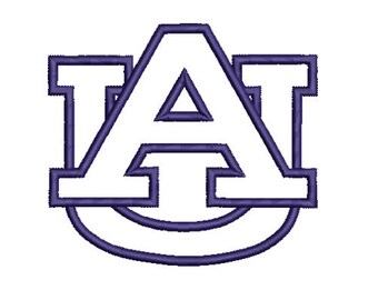 12 size- Auburn Applique Embroidery Design -INSTANT DOWNLOAD