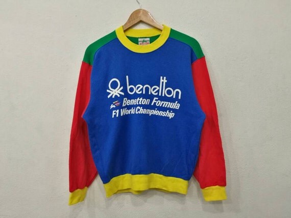 Sale Vintage Benetton Formula 1 World Champion Multicolor