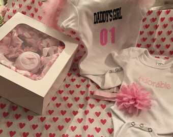 Little Girl Onsie Set of 3