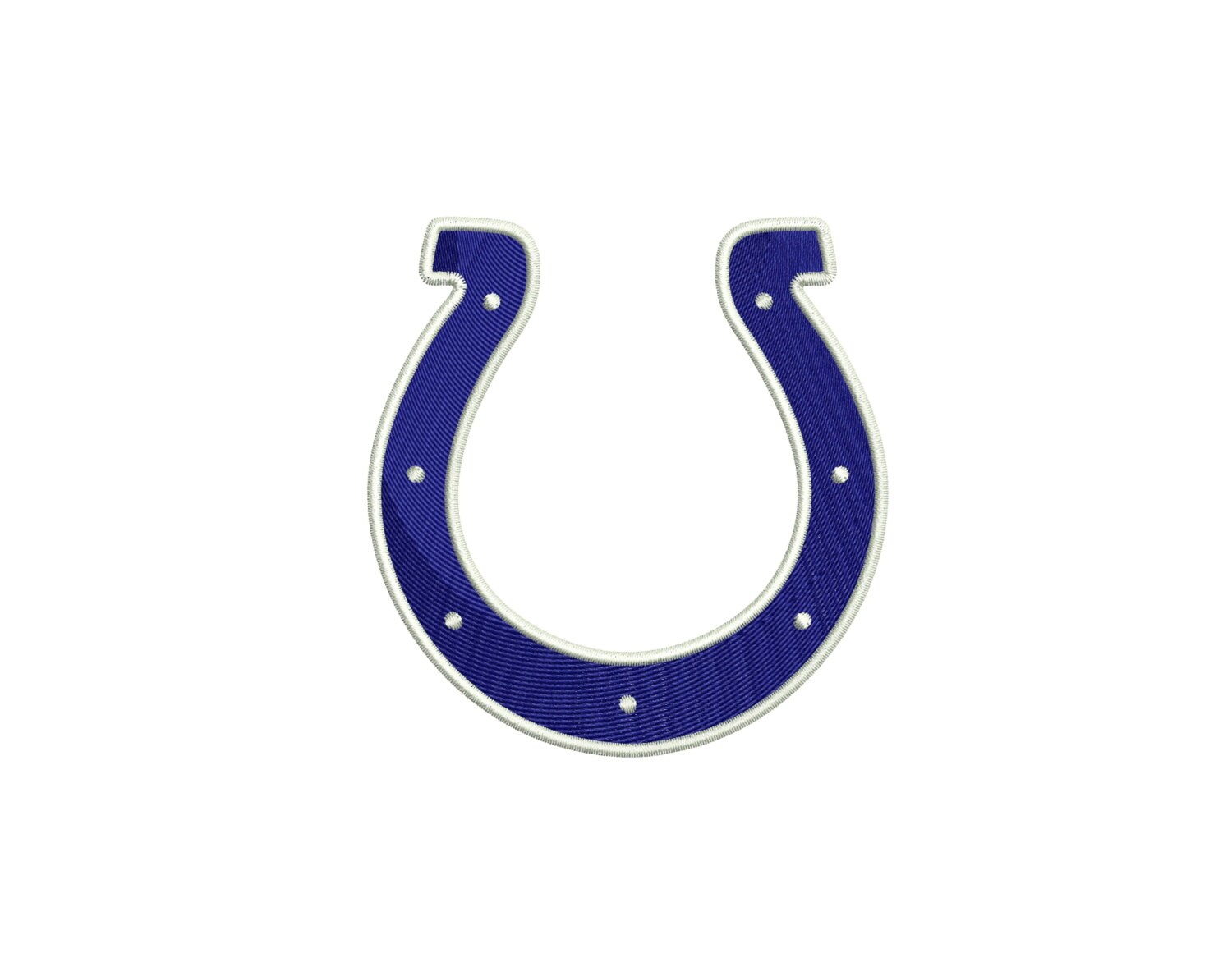 9 Sizes Indianapolis Colts Inspired Machine Embroidery Designs in 8