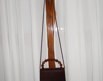 Authentic vintage Laura Biagiotti bag ! velvet !