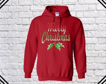 Christmas hoodie | Etsy