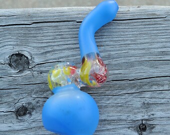 Blue muliti color pipe stands 4.25 inch high pipe thick nice smoking bowl!!!! You will receive what is pictured.