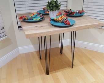 reclaimed barn wood rustic dinette kitchen table hairpin legs industrial kitchen table dining - Barnwood Kitchen Table reclaimed barn wood rustic dinette kitchen table hairpin legs industrial kitchen table dining - Barnwood Kitchen Table