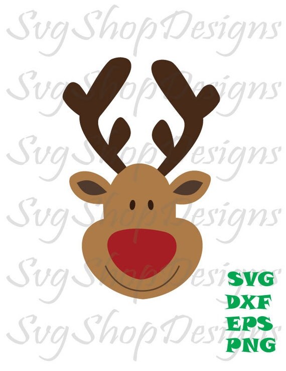 SVG Reindeer Cutting File Reindeer cut file by SvgShopDesigns