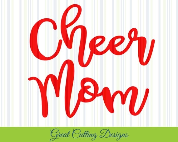 Download Cheerleader SVG Cut File DXF Cheer Mom svg dxf Cricut svg
