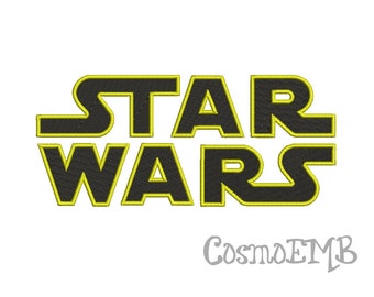 5 Size Star Wars Embroidery Design Machine Embroidery - Digital INSTANT DOWNLOAD