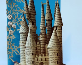 Fairy tale Castle Laser-cut Greeting Card