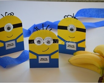 Minions Invitations / Despicable Me Party Theme / Minions Party
