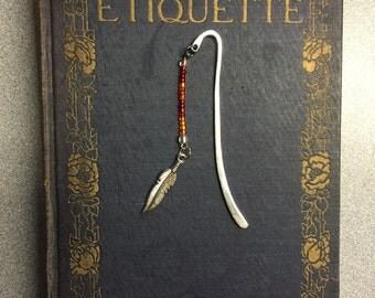 Feather Charm Bookmark