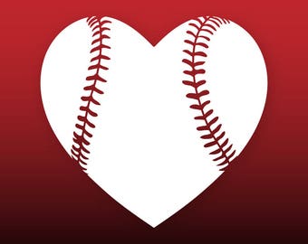 Download Svg love baseball | Etsy