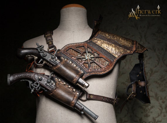 Ornate Steampunk Witchhunter Armor by lederatelierberlin steampunk buy now online