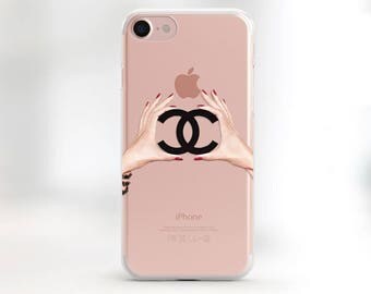 Chanel Case Chanel Phone Case Clear Chanel iPhone 6s Case Chanel iPhone 7 Case Chanel iPhone 7 Plus Case Chanel s7 Case clear s6 case Chanel