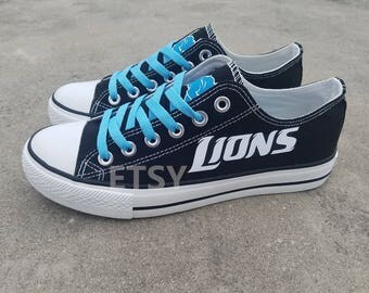 Detroit Lions shoes Lions sneakers Lions tennis shoes Holiday gifts Custom shoes