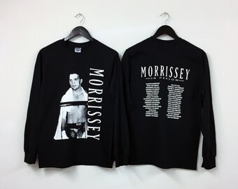 Boxers long sleeve 1995-Morrissey - long sleeve tshirt, boxer, morrissey, replica tshirt, cotton shirt, handprinted shirt, vintage clothing