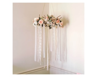 Boho Floral Nursery Mobile