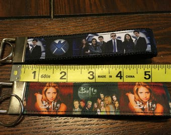 SALE - Marvel Agents of Shield OR Buffy the Vampire Slayer TV Show Fob/Chain Wristlet