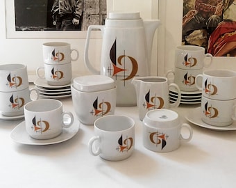 Schirnding Bavaria vintage 1960's coffee service