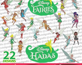 Fairies kit of 22 Embroidery Designs Sewing Patterns Kit Brother pes dst hus jef emb with Resizer Converter Software Included