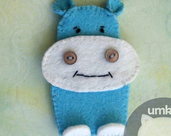 Finger puppet Hippo