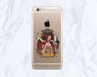 No face case Iphone 7 Spirited Away case iPhone 6 Plus case iPhone SE case case iPhone 7 Plus S7 Esge case iPhone 5 case iPhone case clear