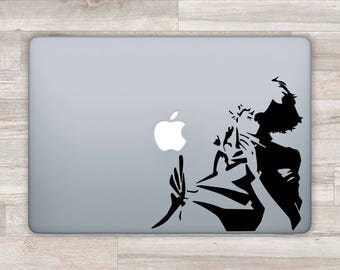 Cowboy Bebop MacBook Decal Anime MacBook Sticker Anime Decal Anime Sticker MacBook 2016 Pro Laptop Decal Laptop Sticker Spike Spiegel m1125