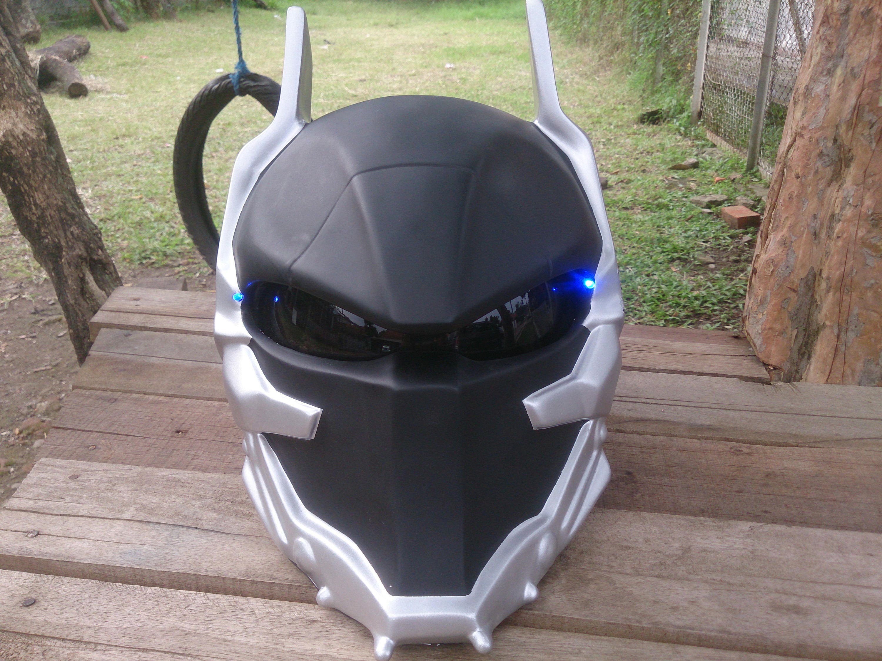 Custom Batman Real Motorcycle Helmet Arkham Knight