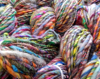 Fabulosity Bedlam-Handspun Multifiber Yarn