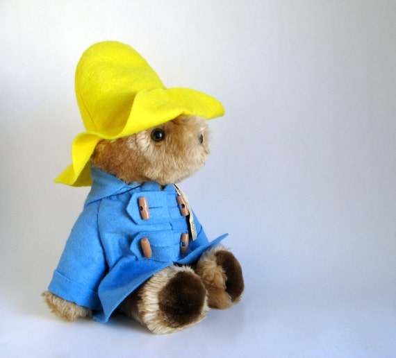 paddington bear stuffed animal vintage