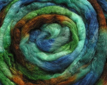 150g Space-dyed Baby Camel Down/ Silk Top 50/50 - Estuary