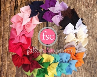 BEST SELLER 1.00 Hair Bows / 4 Inch Bows / One Dollar Bows /You Pick How Many / Infant bows, toddler bows, girls bows